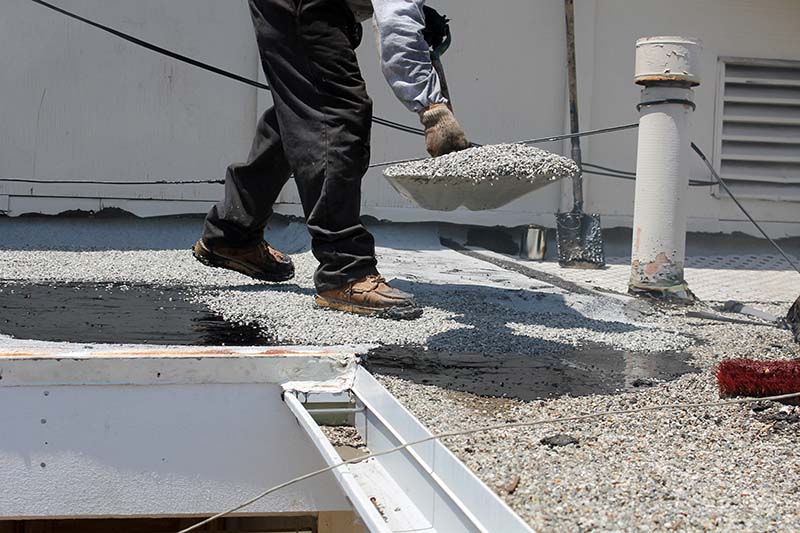 Tar and Gravel Roof Installation Process